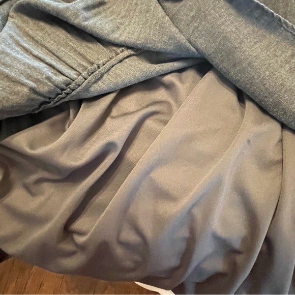 Zara Trafaluc Collection Embroidered Floral Gray Dress Size Large - Picture 13 of 14